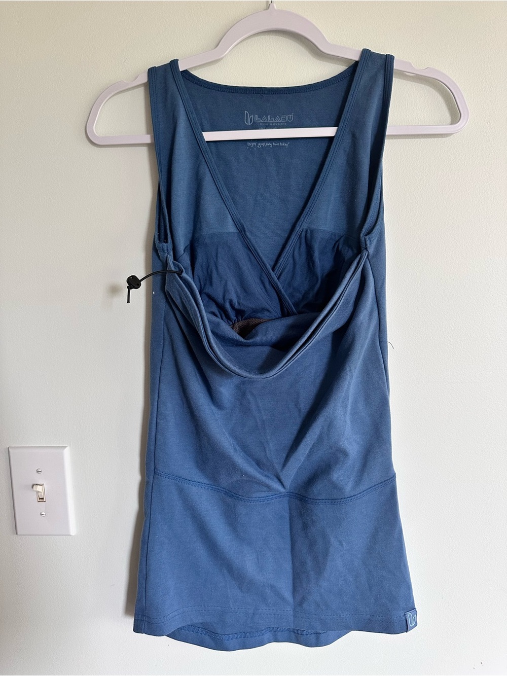 Lalabu Baby Wearing Navy Blue Nursing Tank Top Maternity Newborn Infant